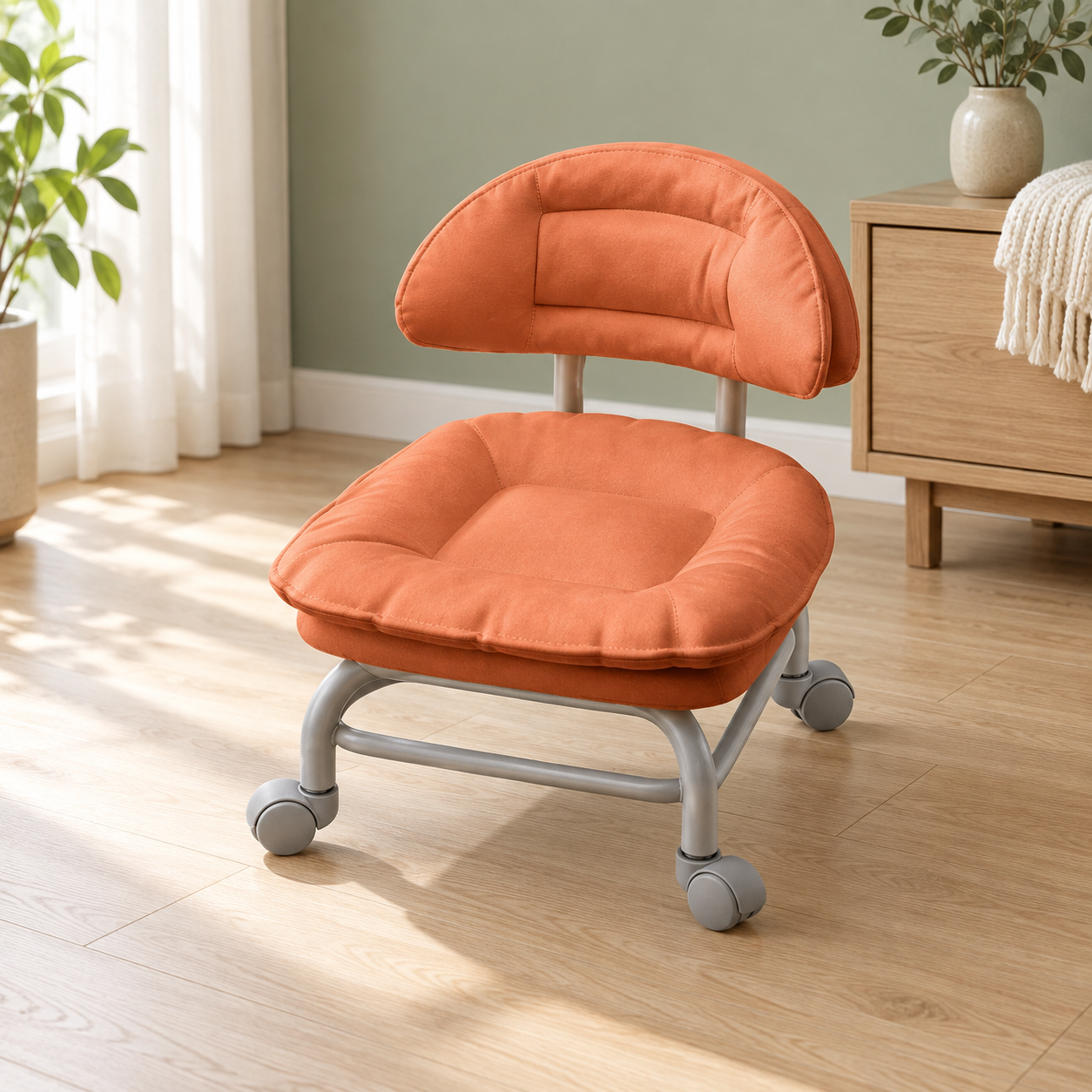 The Nola Rolling Stool